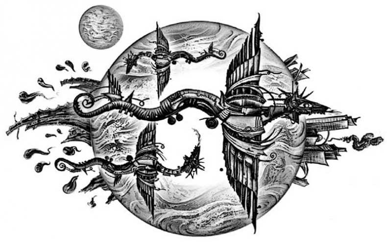 Иллюстрация к книге — Живые. Эра драконов. 3. Подземные корабли [i_005.jpg]