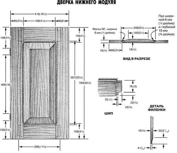 Иллюстрация к книге — Работы по дереву. Мебель для дома своими руками [i_045.jpg]
