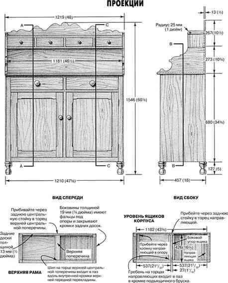 Иллюстрация к книге — Работы по дереву. Мебель для дома своими руками [i_137.jpg]