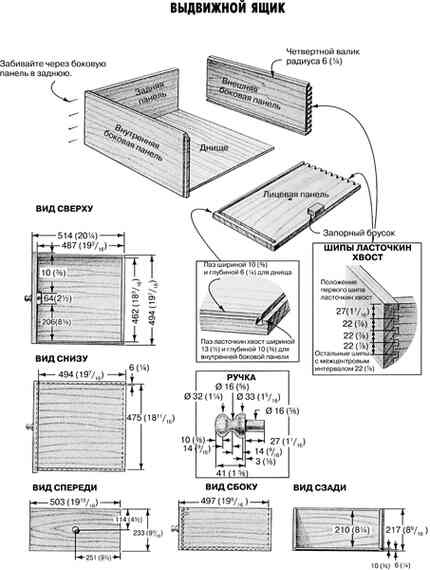 Иллюстрация к книге — Работы по дереву. Мебель для дома своими руками [i_180.jpg]