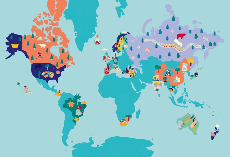 Иллюстрация к книге — Атлас счастья. Уникальные рецепты счастья со всего света [i_002.jpg]