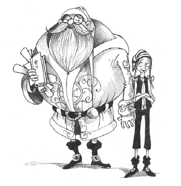 Иллюстрация к книге — Отец Рождество и Я [i_001.jpg]