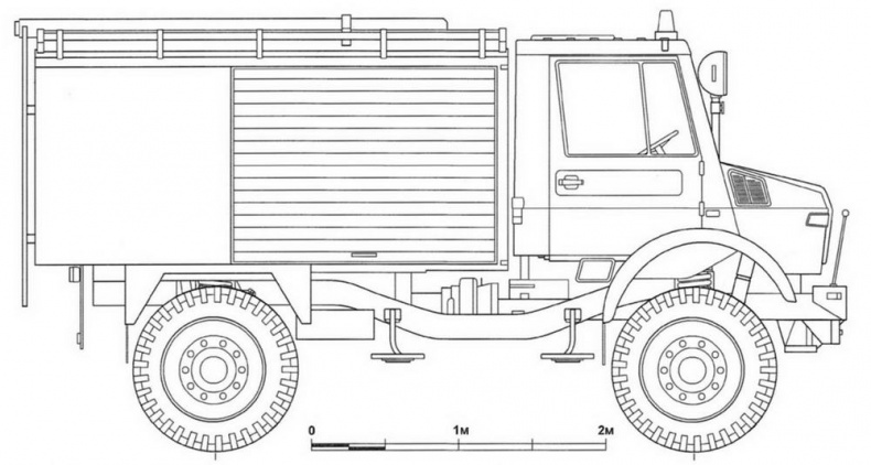 Иллюстрация к книге — Бронетранспортёры на шасси UNIMOG 1950 - 2009 гг. [img_11.jpg]