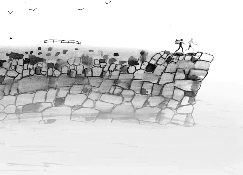 Иллюстрация к книге — Вратарь и море [i_006.jpg]