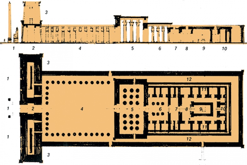 Иллюстрация к книге — Всеобщая история архитектуры и строительной техники. Учебник. В 3 частях. Часть 1. История архитектуры и строительной техники Древнего и античного мира [i_184.jpg]