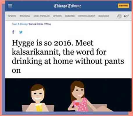 Иллюстрация к книге — Калсарикянни. Финский способ снятия стресса. Шильд. Домашний уют, любимая пижама и немного алкоголя [image59o.jpg]