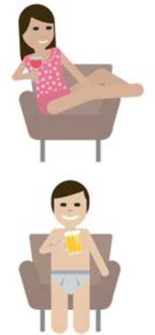 Иллюстрация к книге — Калсарикянни. Финский способ снятия стресса. Шильд. Домашний уют, любимая пижама и немного алкоголя [image81.jpg]