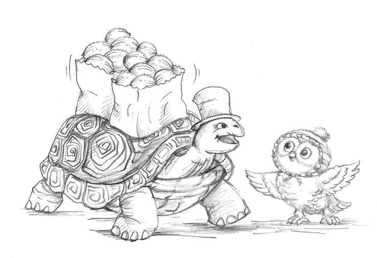 Иллюстрация к книге — Совёнок Матильда, или Три добрых дела [i_023.jpg]