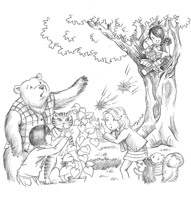 Иллюстрация к книге — Совёнок Матильда, или Три добрых дела [i_030.jpg]