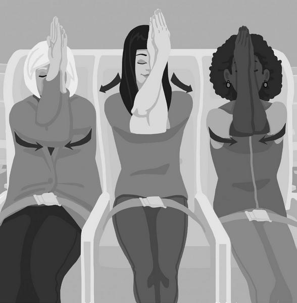 Иллюстрация к книге — Йога между делом. В пробке, на работе, в самолете [i_002.jpg]