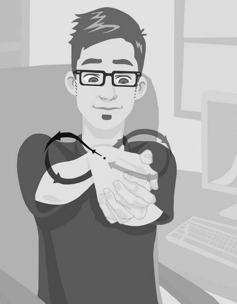 Иллюстрация к книге — Йога между делом. В пробке, на работе, в самолете [i_012.jpg]