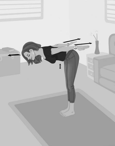 Иллюстрация к книге — Йога между делом. В пробке, на работе, в самолете [i_032.jpg]