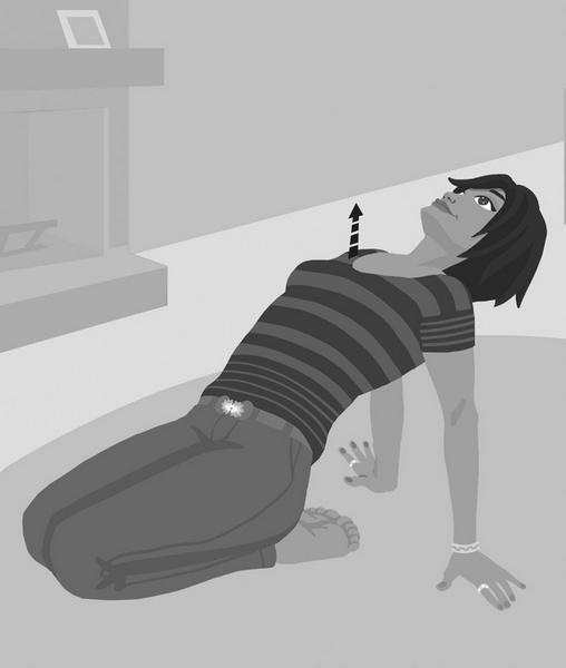 Иллюстрация к книге — Йога между делом. В пробке, на работе, в самолете [i_037.jpg]