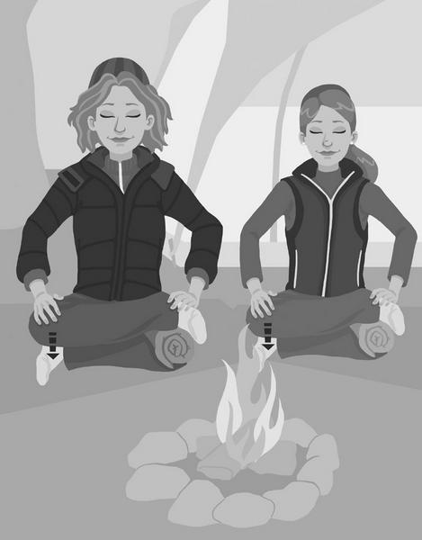 Иллюстрация к книге — Йога между делом. В пробке, на работе, в самолете [i_058.jpg]