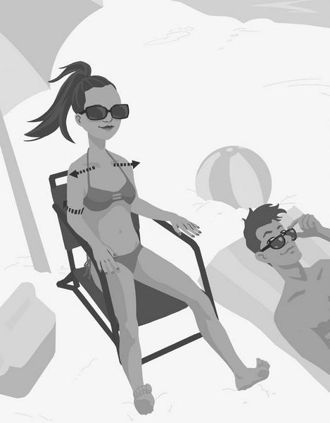 Иллюстрация к книге — Йога между делом. В пробке, на работе, в самолете [i_059.jpg]