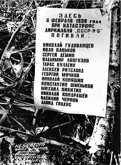 Иллюстрация к книге — Девятьсот часов неба. Неизвестная история дирижабля «СССР-В6» [i_203.jpg]