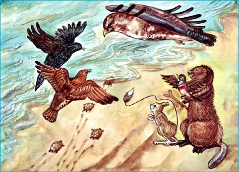 Иллюстрация к книге — Приключения трех смельчаков [i_017.jpg]