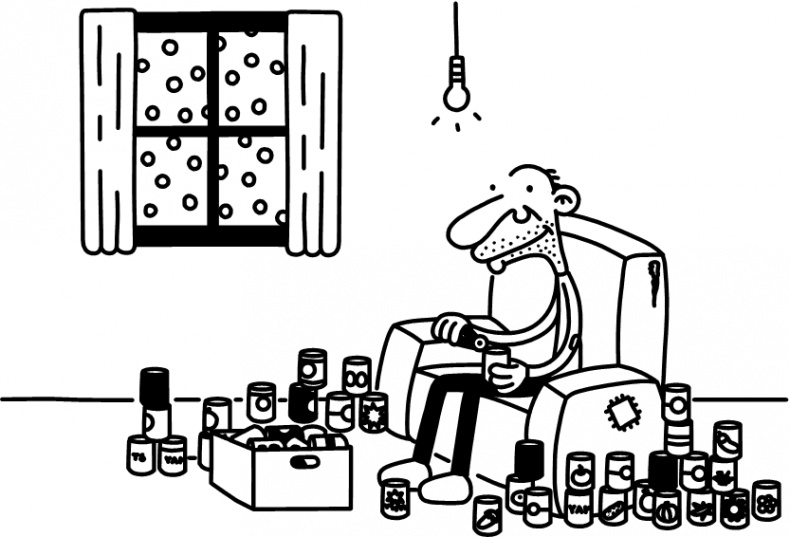 Иллюстрация к книге — Дневник Слабака. Предпраздничная лихорадка [i_309.jpg]