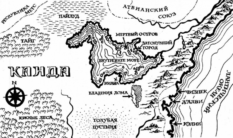 Иллюстрация к книге — Ночной охотник [map.jpg]