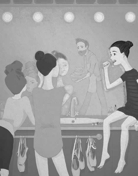 Иллюстрация к книге — Шесть балерин на одного папу  [b00000660.jpg]