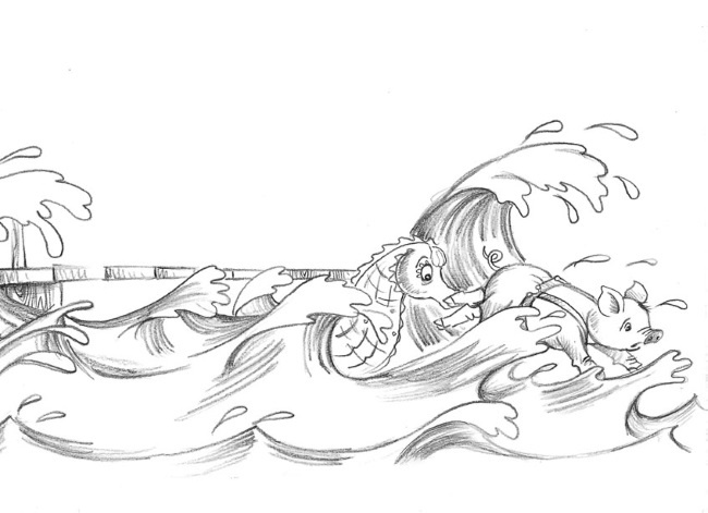 Иллюстрация к книге — Свинка Милли, или Зеркальный лабиринт [i_022.jpg]