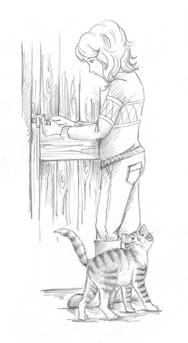 Иллюстрация к книге — Котёнок Кэти, или Сокровище песчаного замка [block_00112815.jpg]