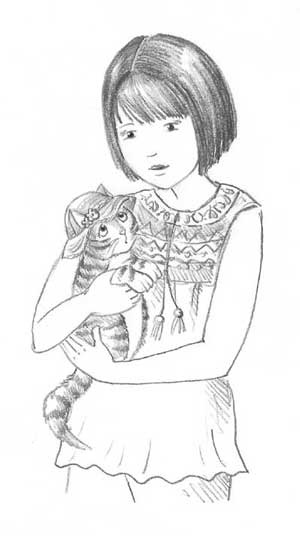 Иллюстрация к книге — Котёнок Кэти, или Сокровище песчаного замка [block_00112851.jpg_0.jpg]