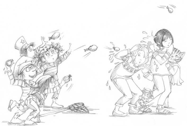 Иллюстрация к книге — Котёнок Кэти, или Сокровище песчаного замка [block_00112878.jpg]