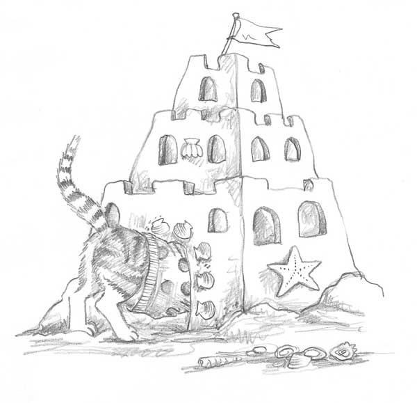 Иллюстрация к книге — Котёнок Кэти, или Сокровище песчаного замка [block_00112885.jpg]