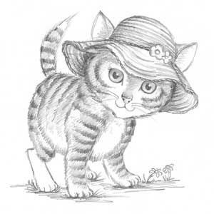 Иллюстрация к книге — Котёнок Кэти, или Сокровище песчаного замка [block_0011289.jpg_0.jpg]