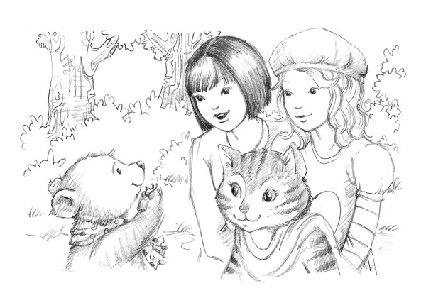 Иллюстрация к книге — Медвежонок Ханна, или Мёд Удачи [i_009.jpg]