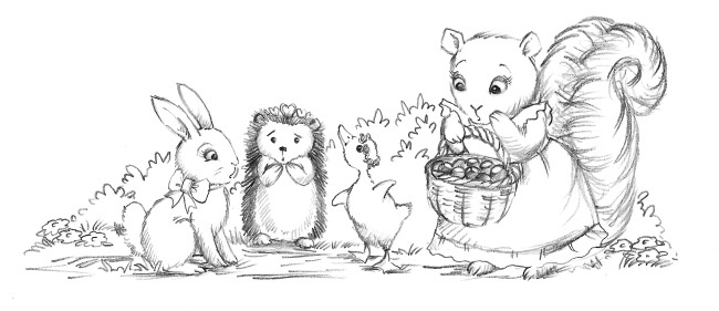 Иллюстрация к книге — Медвежонок Ханна, или Мёд Удачи [i_028.jpg]