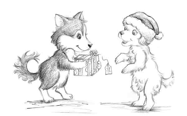 Иллюстрация к книге — Щенок Холли, или Туфли для ведьмы [block_001192131.jpg]