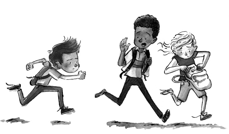 Иллюстрация к книге — Школа Жуткинса. Шкафчик съел Люси! [i_009.jpg]