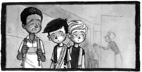 Иллюстрация к книге — Школа Жуткинса. Шкафчик съел Люси! [i_012.jpg]