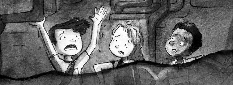 Иллюстрация к книге — Школа Жуткинса. Шкафчик съел Люси! [i_055.jpg]