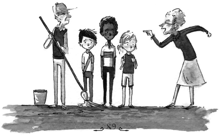 Иллюстрация к книге — Школа Жуткинса. Шкафчик съел Люси! [i_076.jpg]