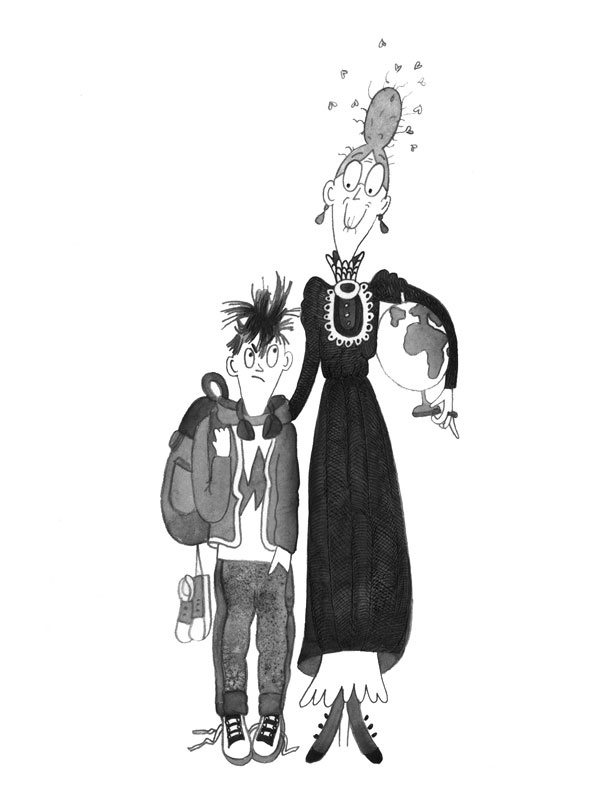 Иллюстрация к книге — Как курица лапой [i_001.jpg]