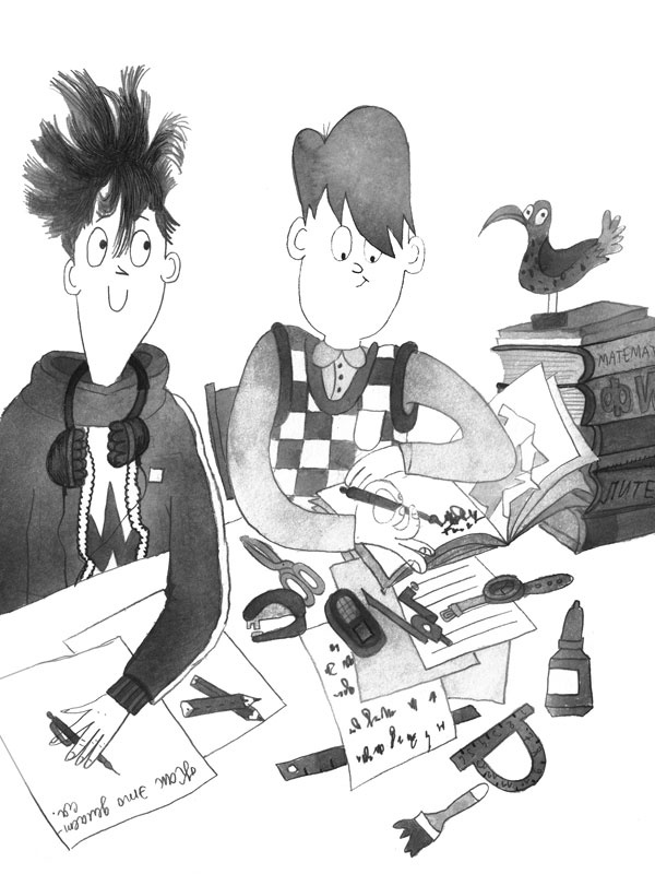 Иллюстрация к книге — Как курица лапой [i_031.jpg]