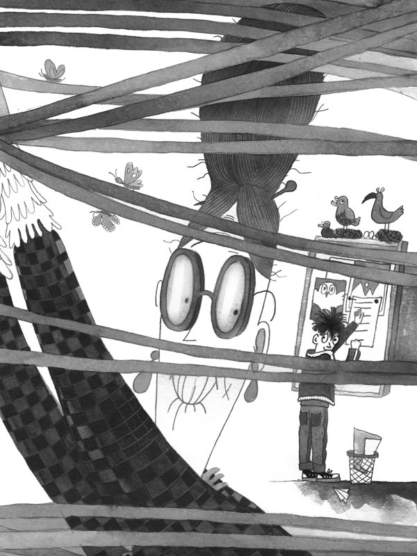 Иллюстрация к книге — Как курица лапой [i_045.jpg]