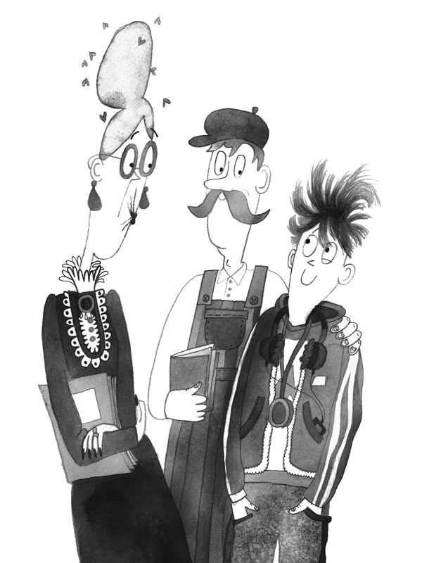 Иллюстрация к книге — Как курица лапой [i_054.jpg]