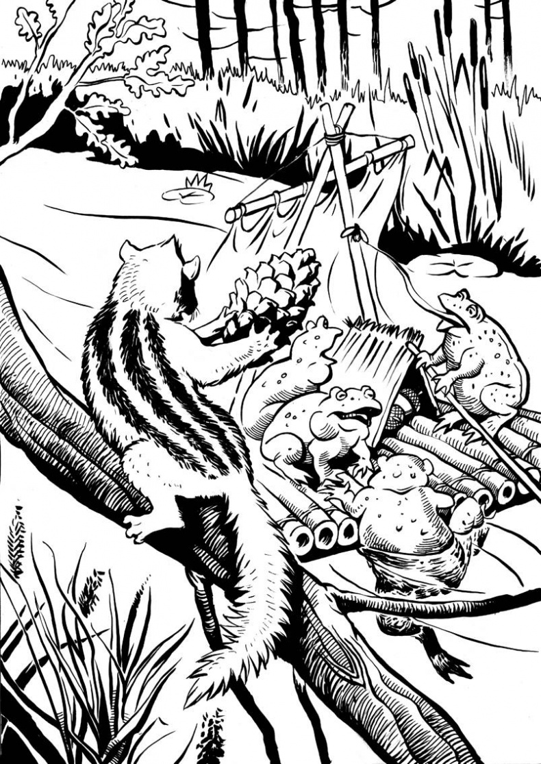 Иллюстрация к книге — Бурундучок по имени Сим. Сим – мореход  [i_003.jpg]