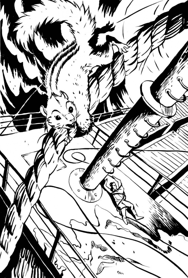 Иллюстрация к книге — Бурундучок по имени Сим. Сим – мореход  [i_007.jpg]