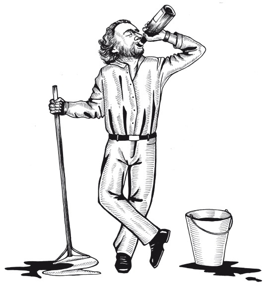 Иллюстрация к книге — Буковски. Меньше, чем ничто [i_010.jpg]