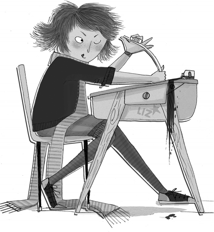 Иллюстрация к книге — Вредная девчонка в школе [i_008.jpg]