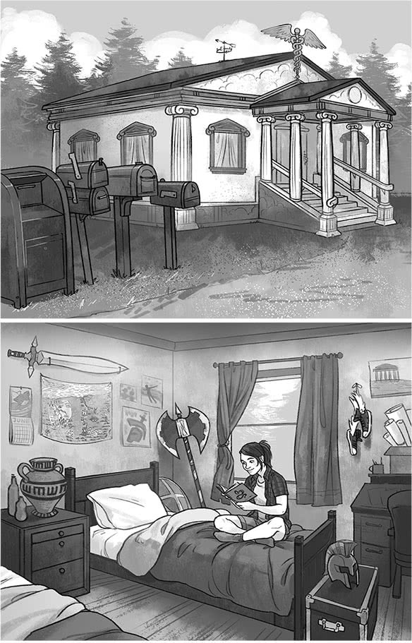 Иллюстрация к книге — Лагерь полукровок: совершенно секретно [i_003.jpg]