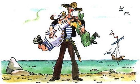 Иллюстрация к книге — Приключения капитана Врунгеля [pict-28.jpg]