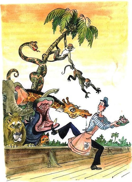 Иллюстрация к книге — Приключения капитана Врунгеля [pict-46.jpg]