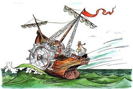 Иллюстрация к книге — Приключения капитана Врунгеля [pict-62.jpg]