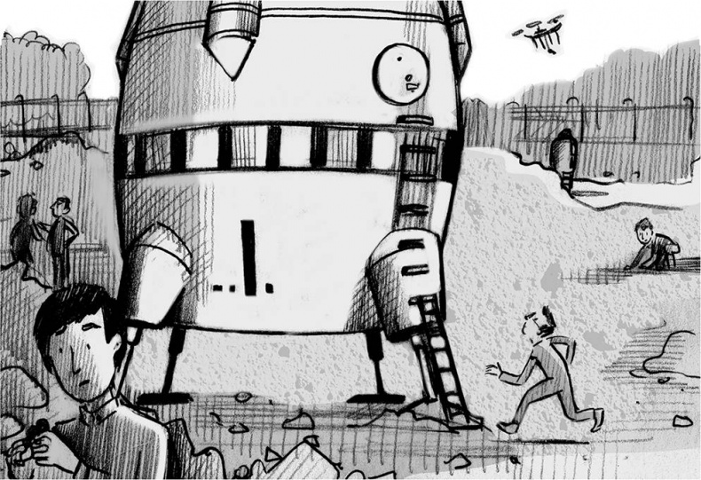 Иллюстрация к книге — Джордж и ледяной спутник [_50.jpg]